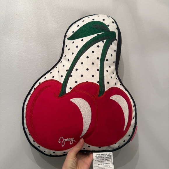 Juicy couture home decor cherry pillow - Picture 1 of 3